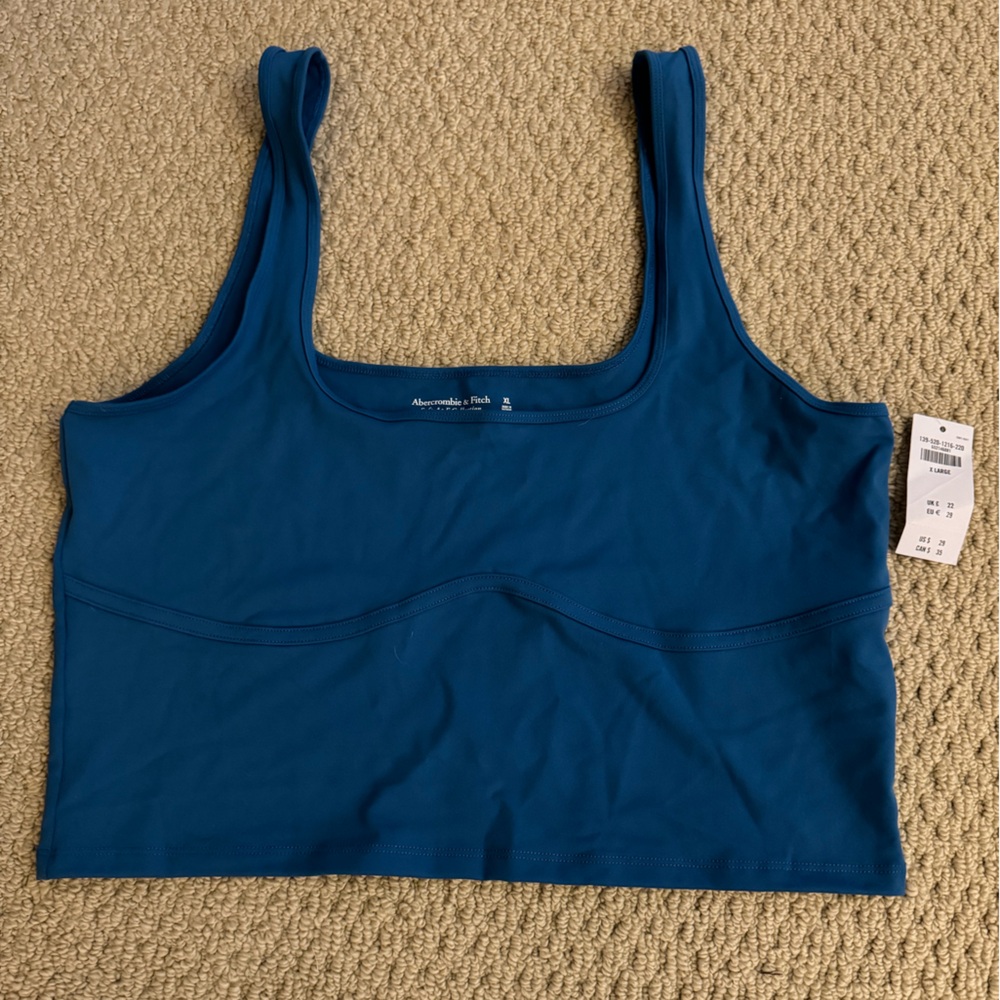 NWT Abercrombie Seamless Fabric Corset Squareneck Tank